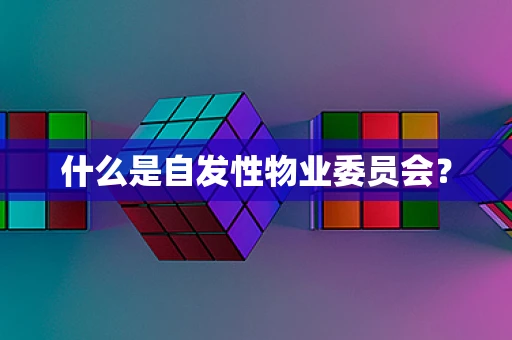 什么是自发性物业委员会？