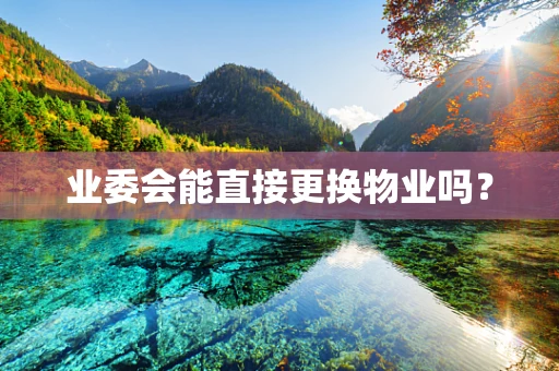 业委会能直接更换物业吗？