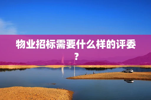 物业招标需要什么样的评委？