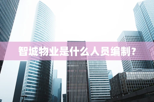 智城物业是什么人员编制？