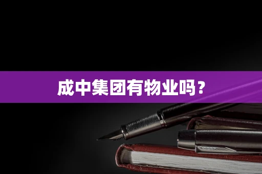 成中集团有物业吗？