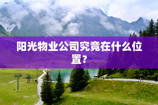阳光物业公司究竟在什么位置？
