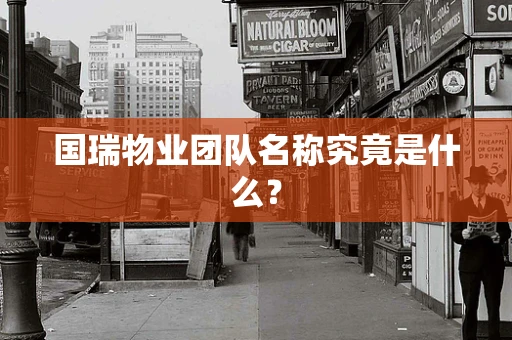 国瑞物业团队名称究竟是什么？
