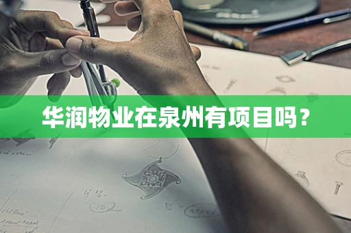 华润物业在泉州有项目吗？