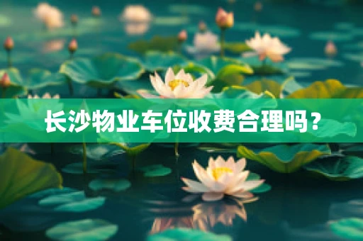 长沙物业车位收费合理吗？