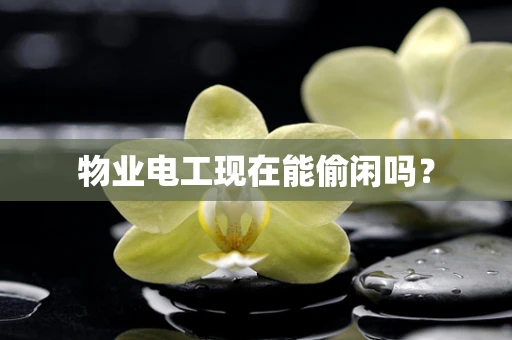 物业电工现在能偷闲吗？