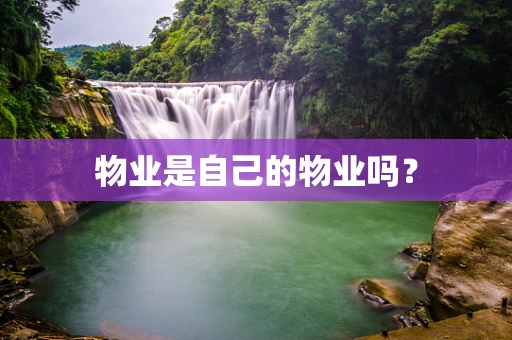 物业是自己的物业吗？