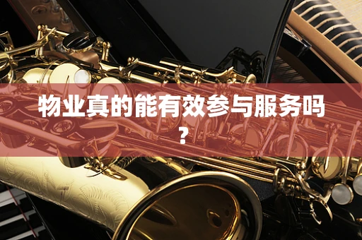 物业真的能有效参与服务吗？