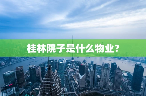 桂林院子是什么物业？