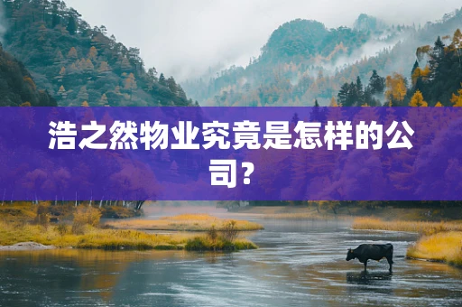 浩之然物业究竟是怎样的公司？
