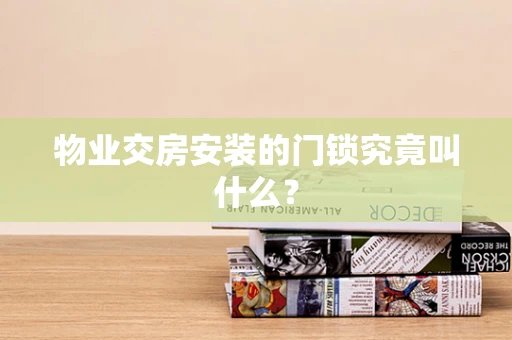 物业交房安装的门锁究竟叫什么？