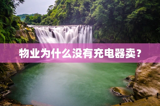 物业为什么没有充电器卖？
