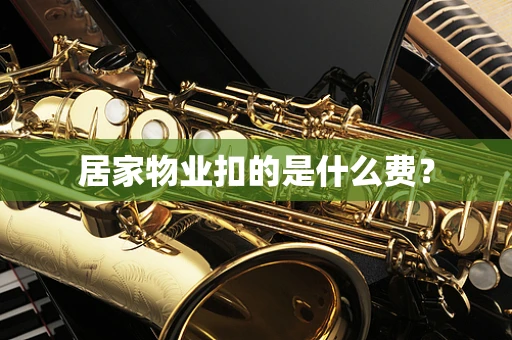 居家物业扣的是什么费？