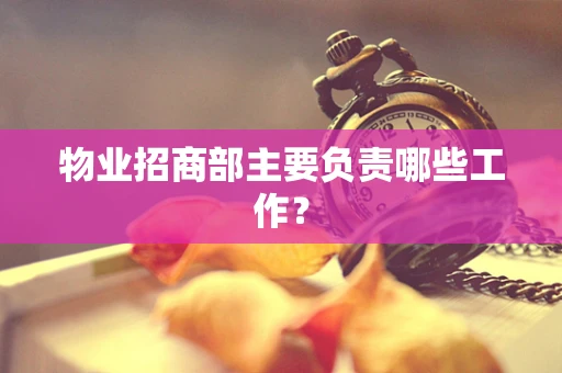 物业招商部主要负责哪些工作？