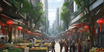 深圳小区物业卖菜违法吗？
